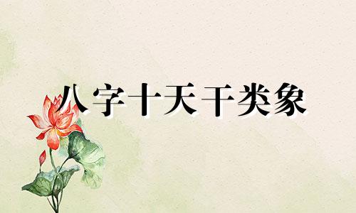 八字十天干类象 十天干配天文