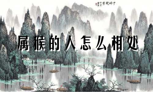 属猴的人怎么相处 属猴怎么处理感情