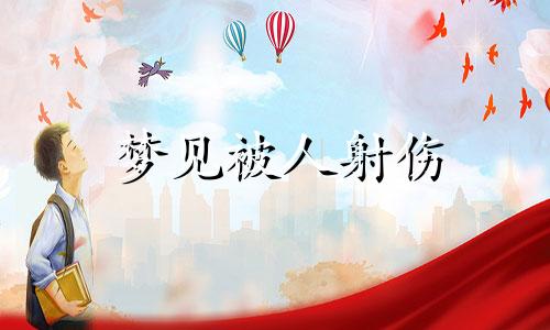 梦见被人射伤