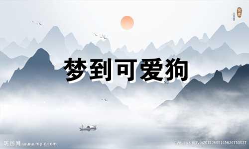梦到可爱狗 梦见狗特别可爱