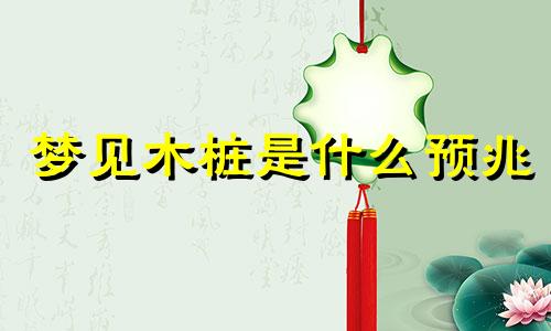 梦见木桩是什么预兆 梦见木桩上面发了新芽
