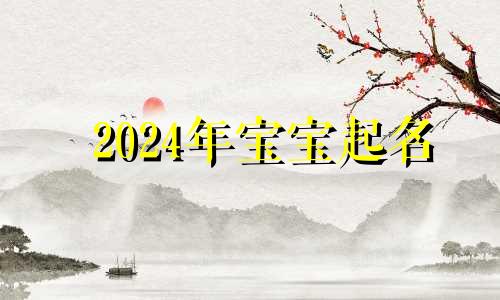 2024年宝宝起名 2024的宝宝是什么命格