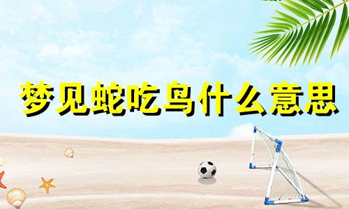 梦见蛇吃鸟什么意思 梦见一条蛇吃了一只鸟